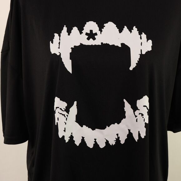 Halloween Monster Fang Mouth Tee Shirt Size Large - Picture 2 of 6